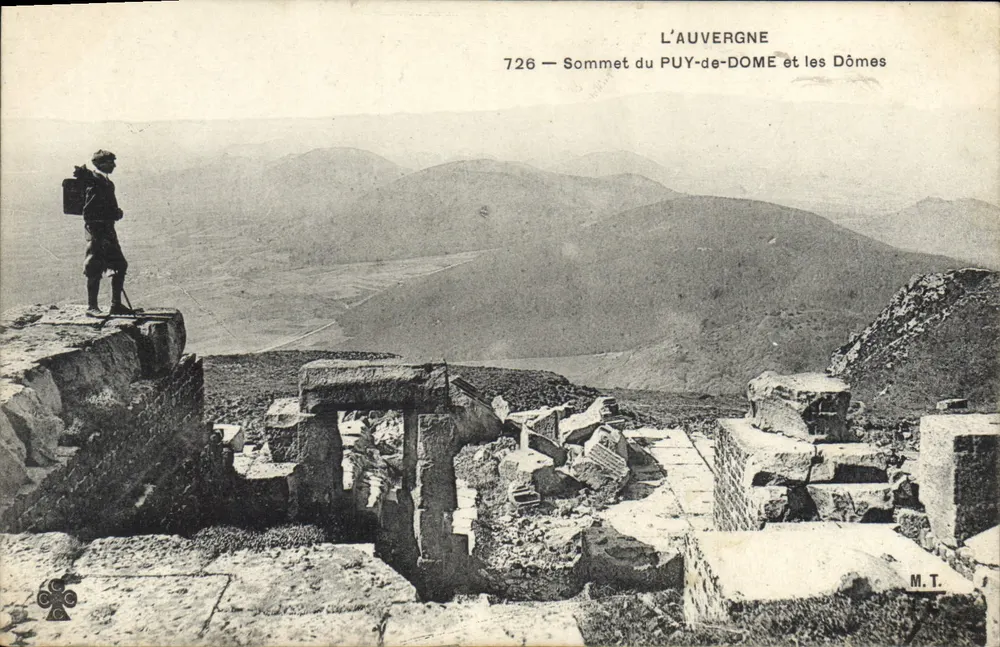 Gipfel des Puy-de-Dôme und der Dômes — Auvergne — M.T. — Nr. 726 - Vorderseite