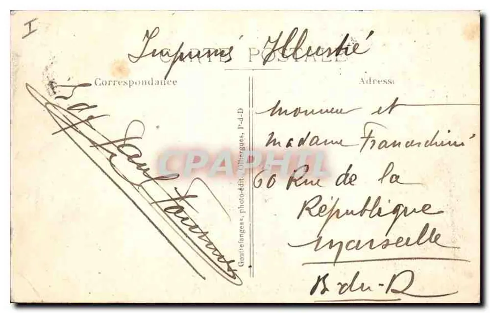Tramway-Linie zum Grand-Rocher — Aufstieg zum PUY-de-DOME — G. d'O. n°1115 - Rückseite
