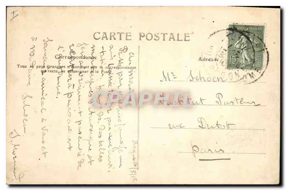 Les Puys Nord — Il Puy-de-Dôme — Editore anonimo, n° 13 - Verso