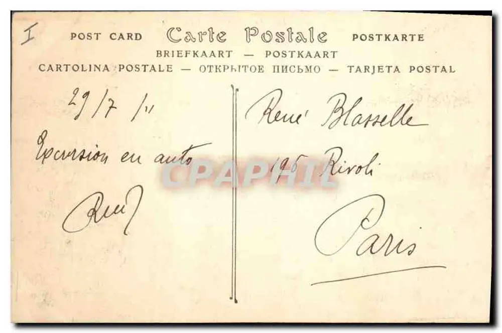 Der Col de Ceyssat und die Chalet-Hotels (Puy-de-Dôme) — Nr. 69 - Rückseite