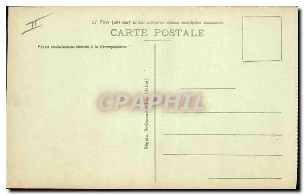 Le Puy de Dome — Auvérnia pitoresca — Ideal, n° 4278 - Verso