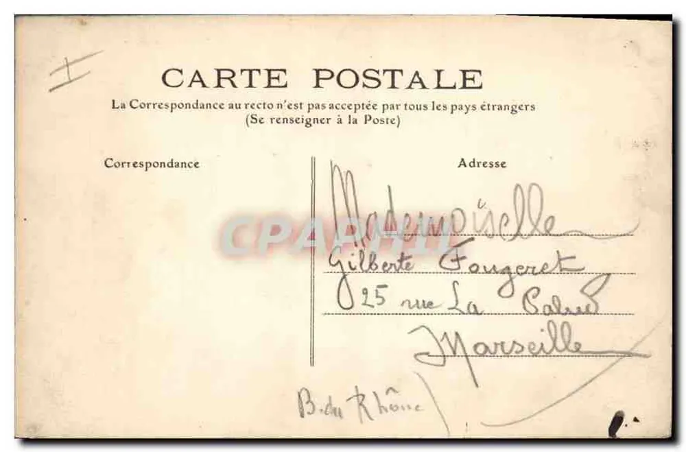 Le PUY-de-Dôme — L'Auvergne — editor M.T. I.L. n°358 - Verso