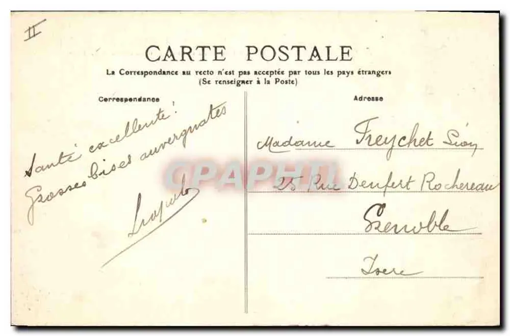 Le Puy-de-Dôme — Die Aufwärtsfahrt zum Observatorium bei Ankunft des Trams — Serie 815 - Rückseite
