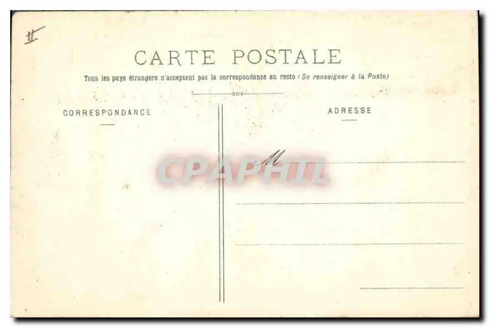 Der Gipfel des Puy de Dôme — Die Ruinen und das Observatorium — Clermont-Ferrand, Nr. 190 - Rückseite