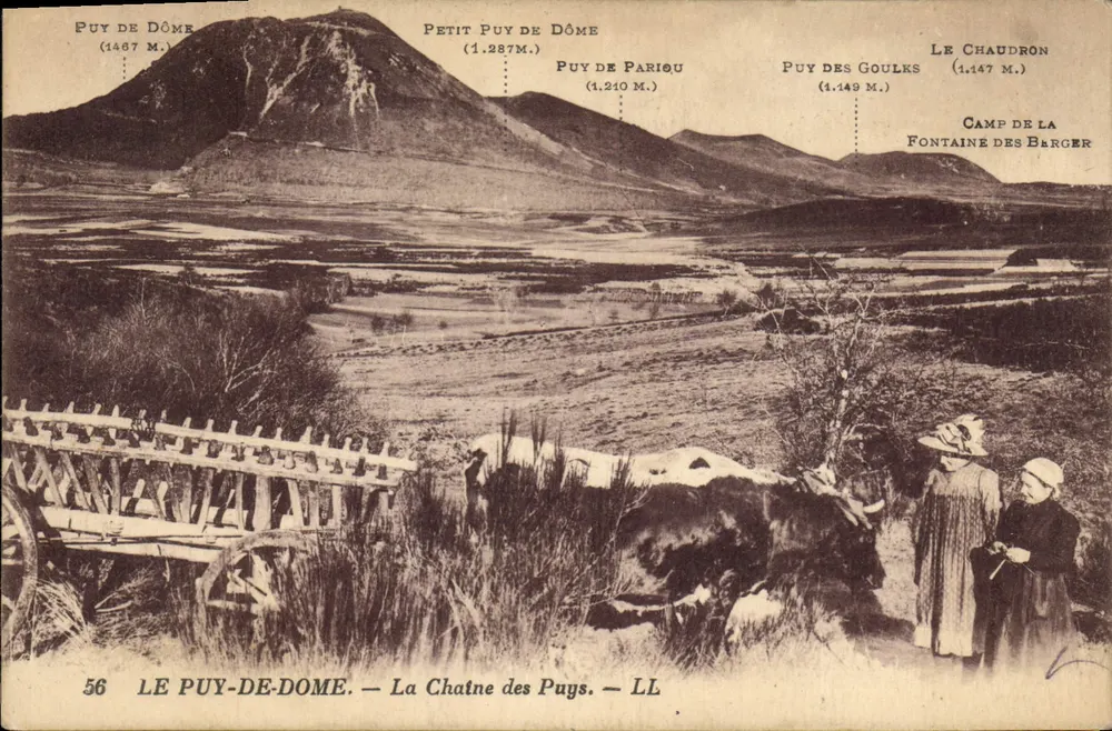Le Puy-de-Dôme — La Chatne des Puys — LL - Vorderseite