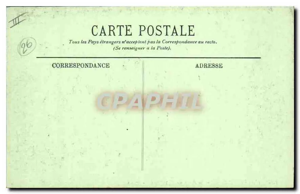 Auvergne — Auf der Straße zum Puy-de-Dôme — LL. Nummer 136 - Rückseite
