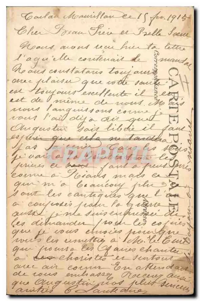 Toulon — De Kathedraal — Uitgever E.D. - Achterkant