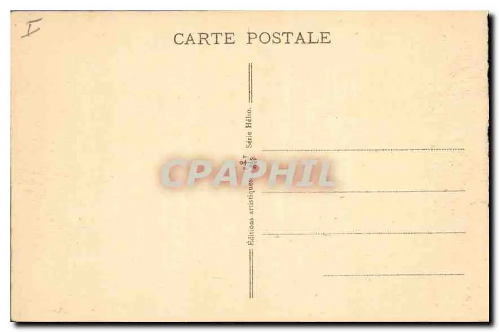 Brest - O Porto Anterior e o Castelo — Edições Artísticas Hélo, série 147 - Verso