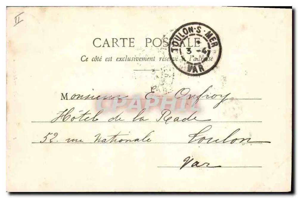Amélie-les-Bains — Estrada de Palalda — Livraria Xatard - Verso