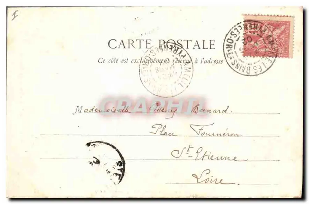Amélie-les-Bains - Gorge del Mondani — Editore: Amélie-les-Bains, lit. Natel - Verso