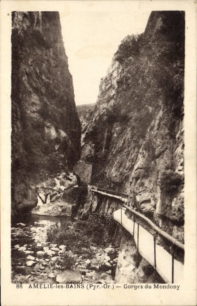 Amelie-les-Bains (Pyr.-Or.) — Gorges du Mondony - Vorderseite