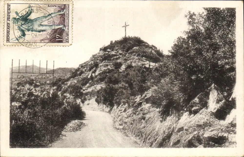 Amélie-les-Bains — Route de Montbolo et le Calvaire — Éditeur : C. LEB ARTS PHOTOGRAPHIQUES PARIS - Vorderseite