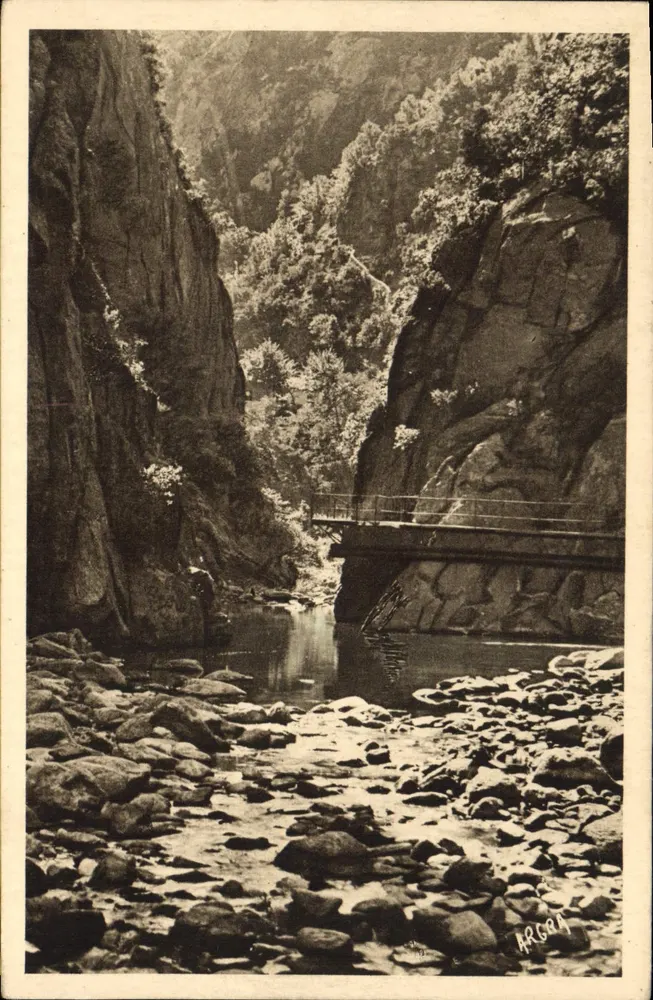 Gorges du Mondony — Amiérie-les-Bains (P.-O.) — Arts Graphiques Toulouse - Vorderseite