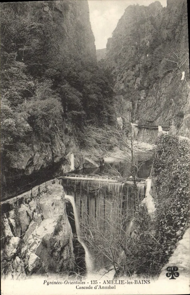 Cascata de Aníbal — Amélie-les-Bains — MTLE - Frente