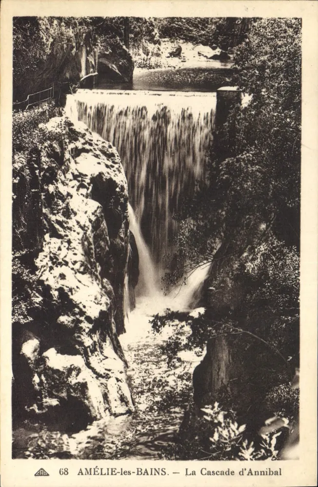 Amélie-les-Bains — A Cascata de Anníbal - Frente