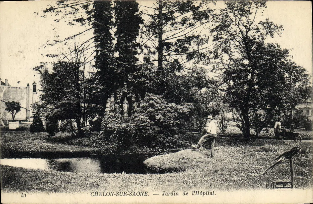 Chalon-sur-Saône — Hospitalgarten — Verlag Z.O. - Vorderseite