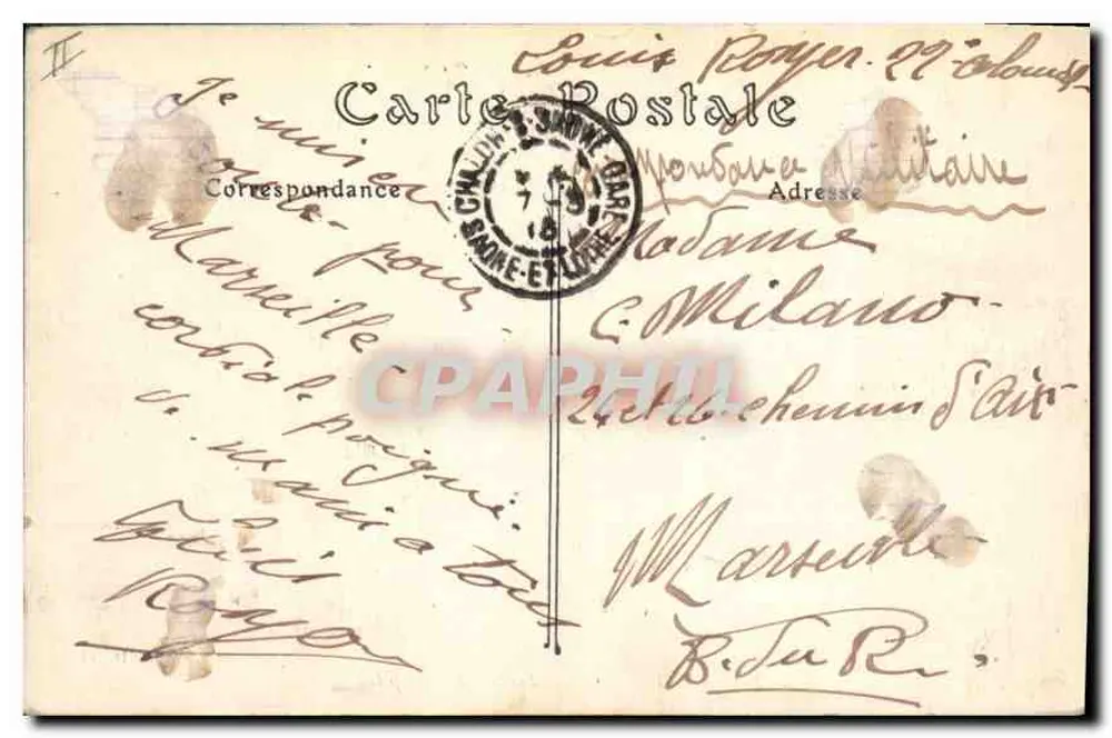 Chalon-sur-Saône — Hospitalgarten — Verlag Z.O. - Rückseite