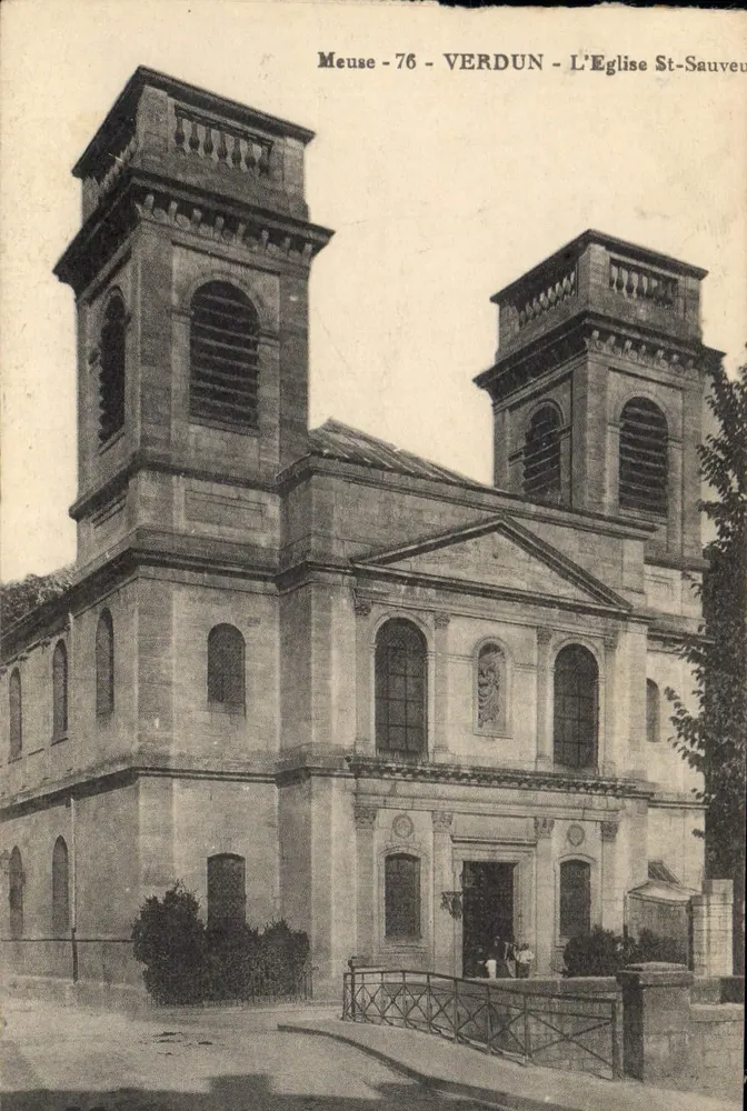 Verdun - A Igreja de São Salvador — Meuse - 76 — Editor não identificado - Frente