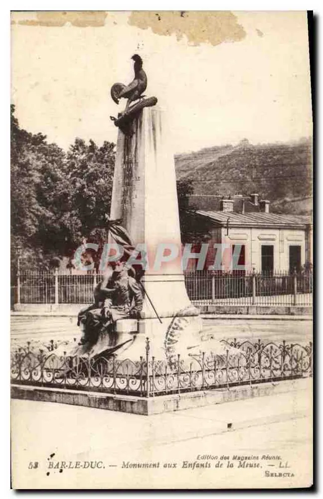 Bar-le-Duc — Denkmal für die Kinder der Meuse — Ausgabe der Magasins Réunis, n° 58 - Vorderseite
