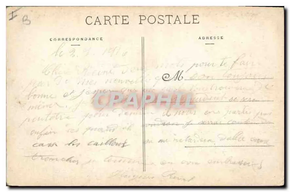 Bar-le-Duc — Praça Reggio, « a Prefeitura » — Vini Nancy - C - n° 90 - Verso