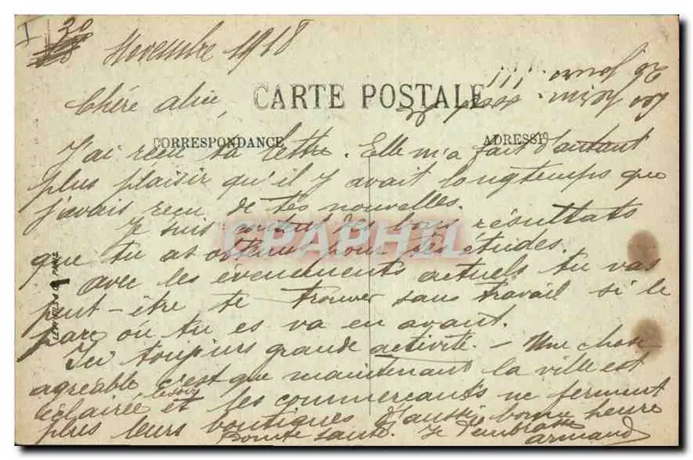 Bar-le-Duc — A Estátua do Marquês Exelmans — LL, n°52 - Verso