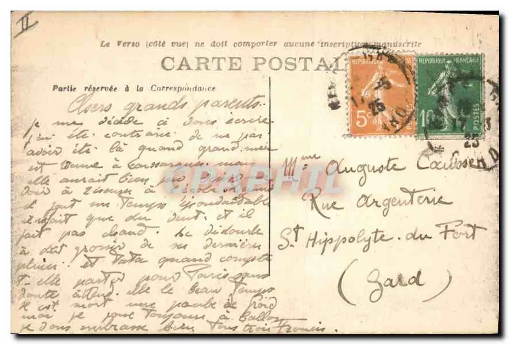 Nîmes — O Ponte do Gard — A.R. n°36 - Verso