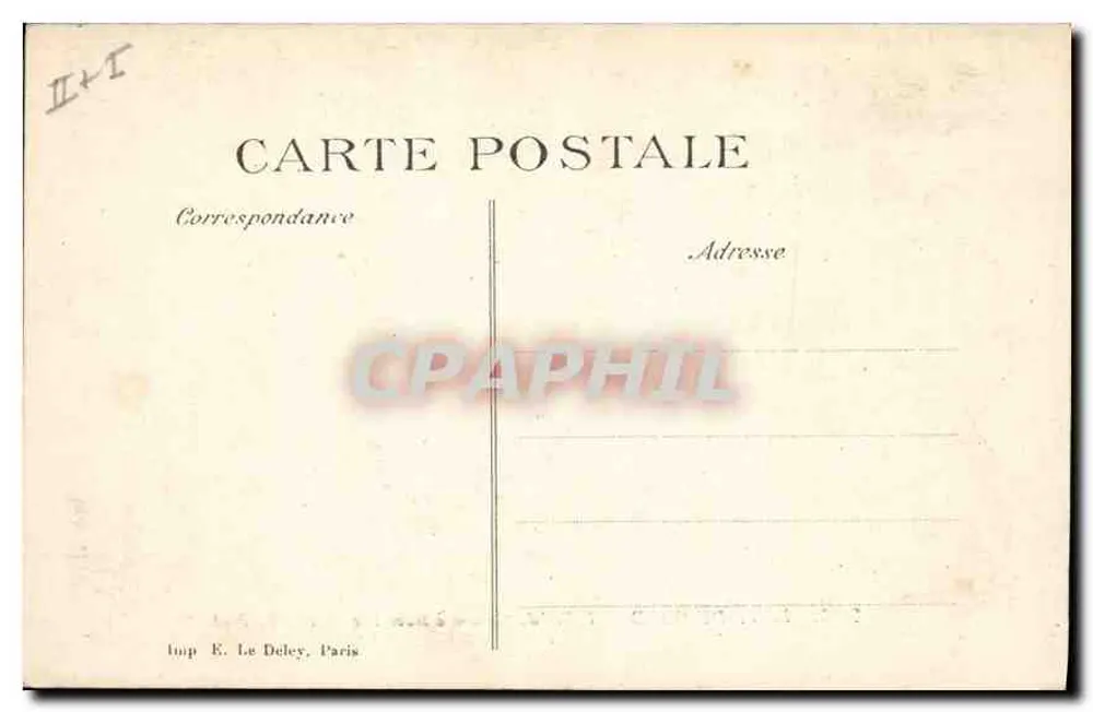 Pont du Gard — Tal des Gardon durch die Bögen der Brücke — E. Le Deley, Nr. 2126 - Rückseite