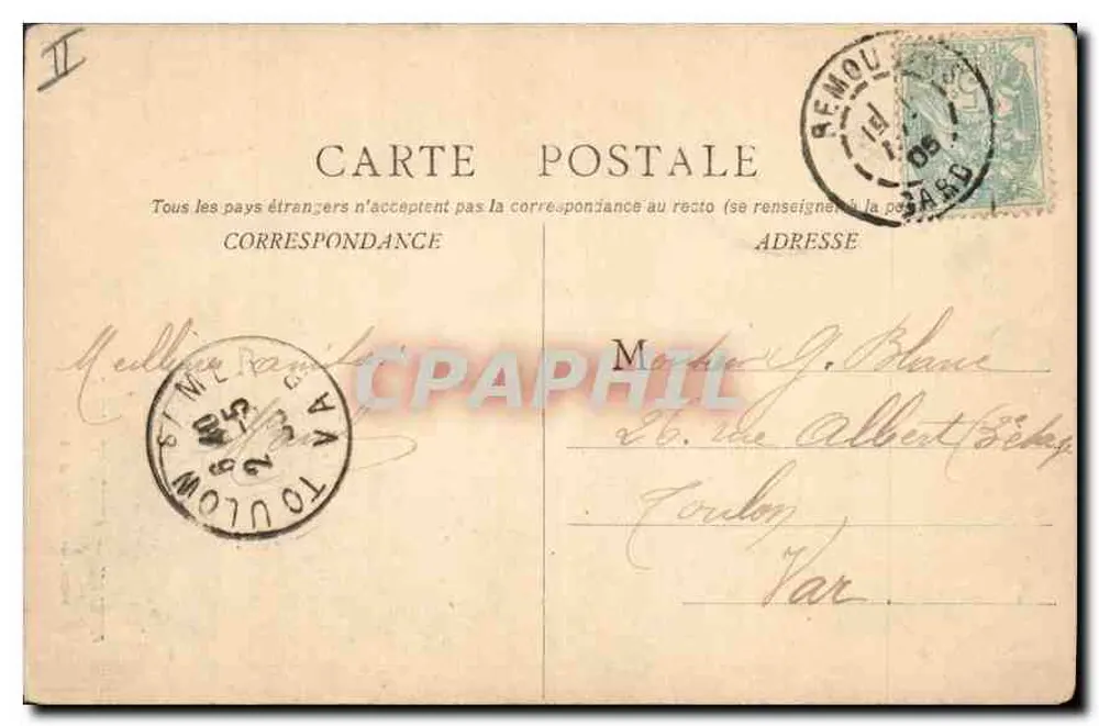 Pont du Gard — A Estrada — B. F. Chalon-saone, n°8874 - Verso