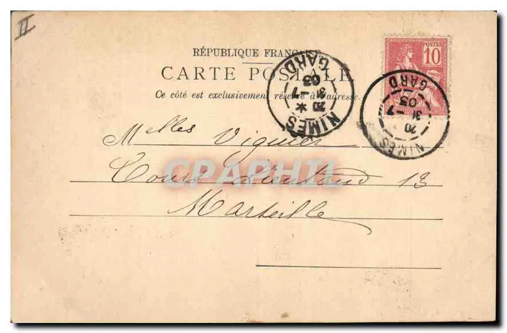 Nîmes — Pont du Gard — Local encantador — Maison Universelle, Nîmes - Verso