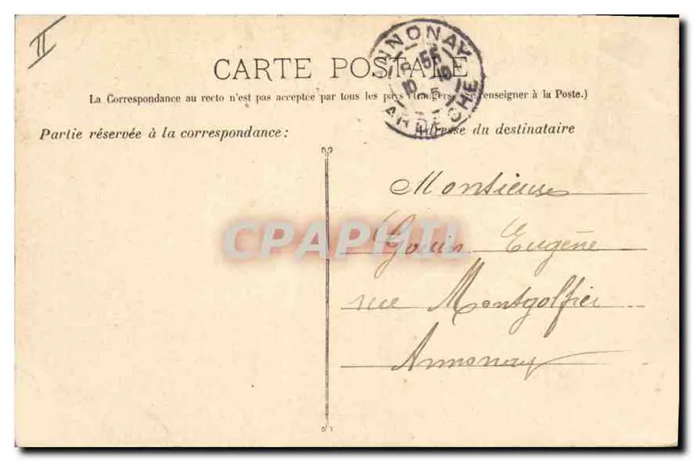 Nîmes - O Pont du Gard (A Estrada) — editor J. Jourde fot. Marselha, n° de série 1040 - Verso