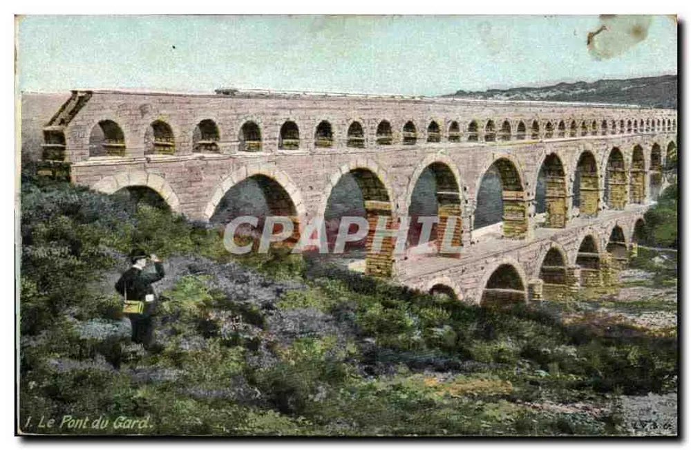 O Pont du Gard — visão panorâmica — n°1 - Frente