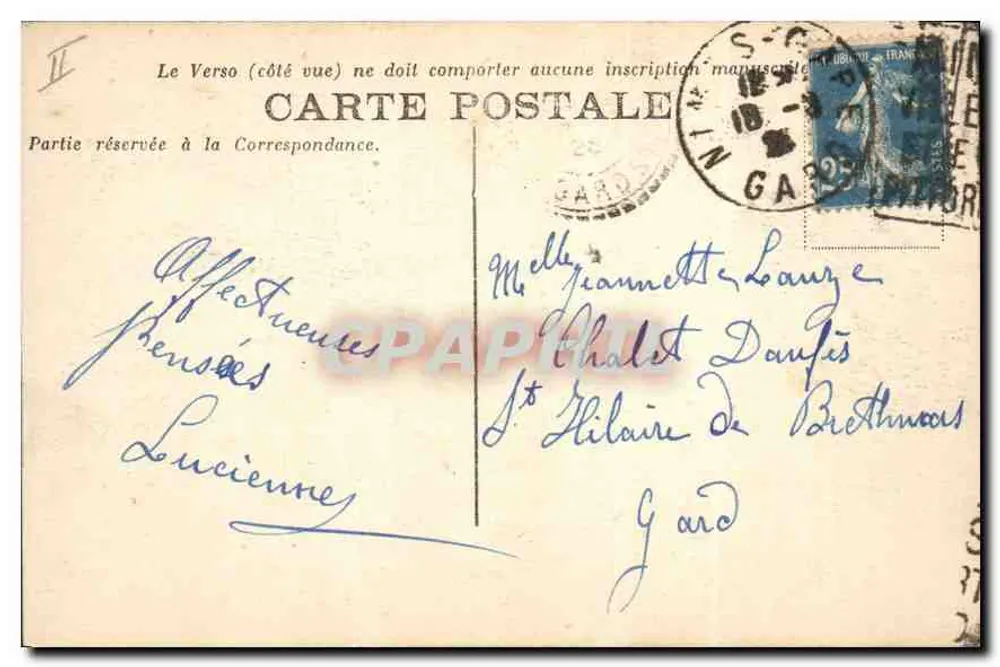 Nîmes — Boulevard Victor-Hugo — A. R. - Verso