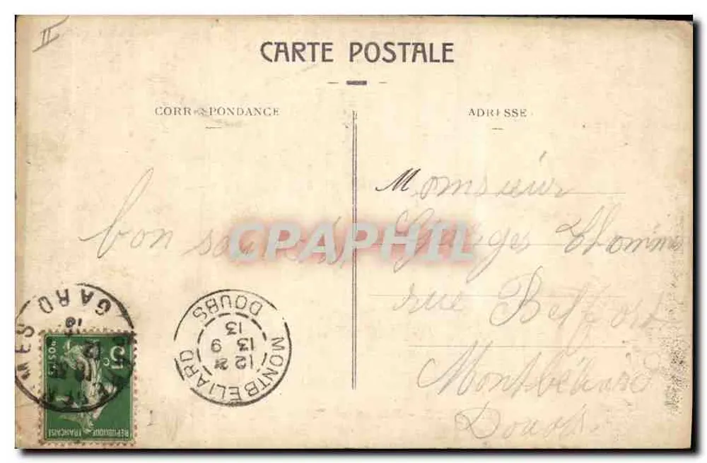Nîmes - Boulevard Victor Hugo — vista das Arênes, editor A.R. n°1 - Verso