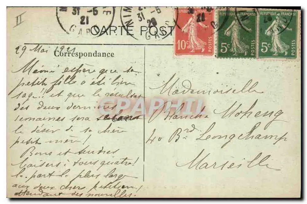 Nîmes — Boulevard Victor-Hugo — A. R. - Verso