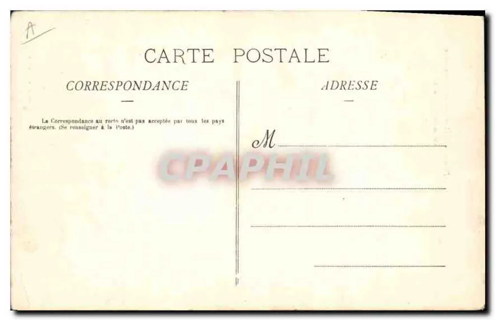 Nîmes - Die Uhr und Aussicht der Rue Guizot — Verlag Granier-Piton - Rückseite
