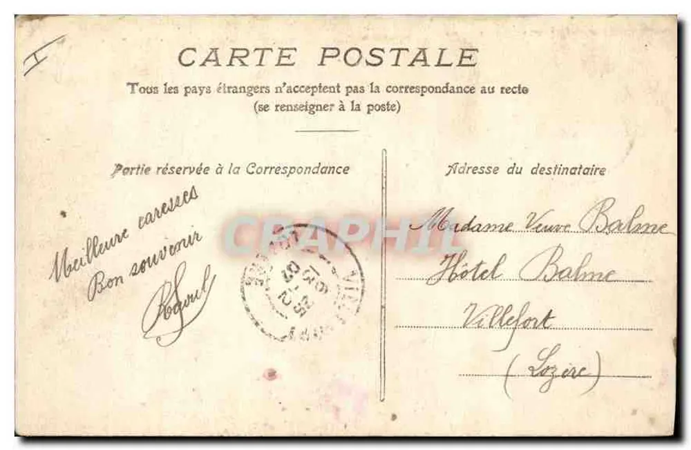 Nîmes — Avenida Feuchères — Roux fils, Nîmes - Verso