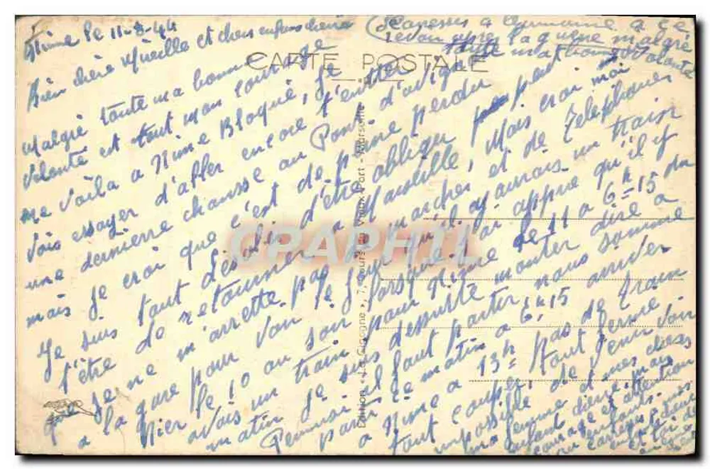 Nîmes — A Maison Carrée — editor Nîmes, n° 266 - Verso