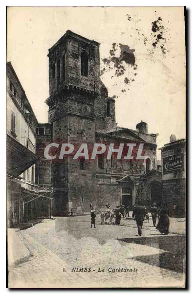 Nîmes - A Catedral — editor desconhecido, n° 8 - Frente