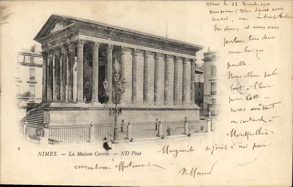Nîmes — La Maison Carrée — ND Pbot - Frente