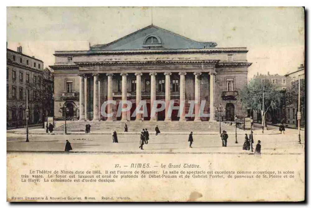 Nîmes — O Grande Teatro — Maison Universelle & Nouvelles Galeries, Nîmes - Frente