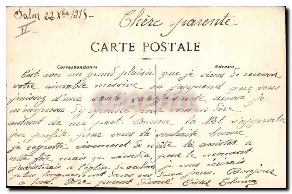 Nîmes - O Palácio de Justiça — vista do edifício clássico com colunatas — editor Marchal, n°7 - Verso