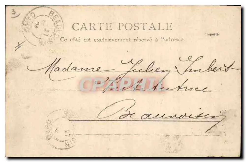 A Maison Carrée — Nîmes — R.&J. D. 10438 A.15 - Verso