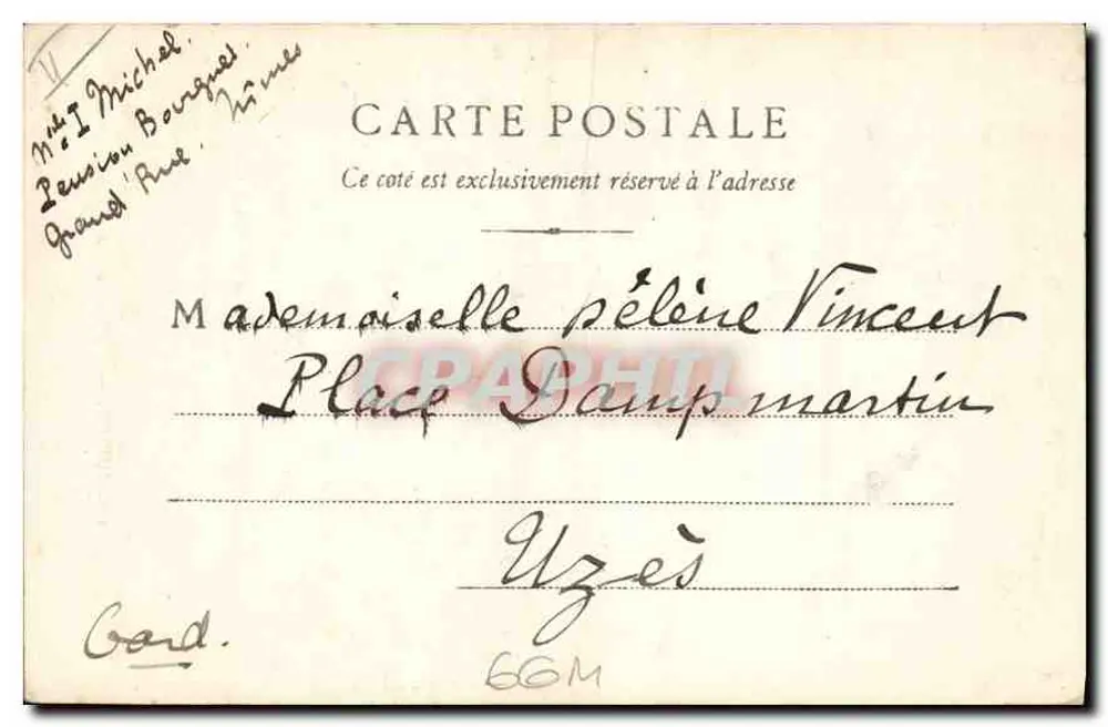 Igreja de Santa Perpétua — Nîmes — B. F. CHALON-SAÔNE, n° 158 - Verso