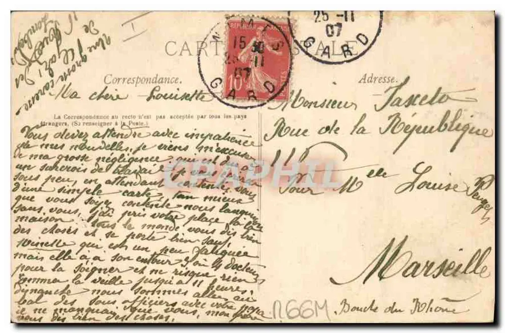 Nîmes - Igreja de São Baudile — Granier e Pilon, n°16 - Verso