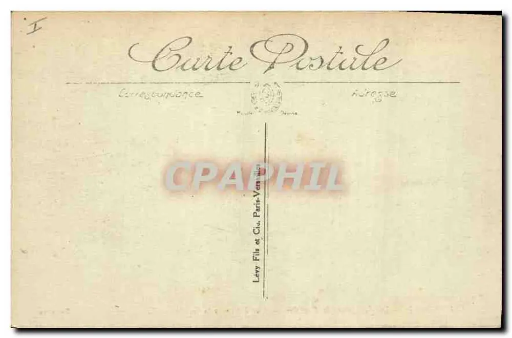 Ansicht durch die Höhle — LL. — Verlag Léry Fils et Cie, Paris-Venise - Rückseite