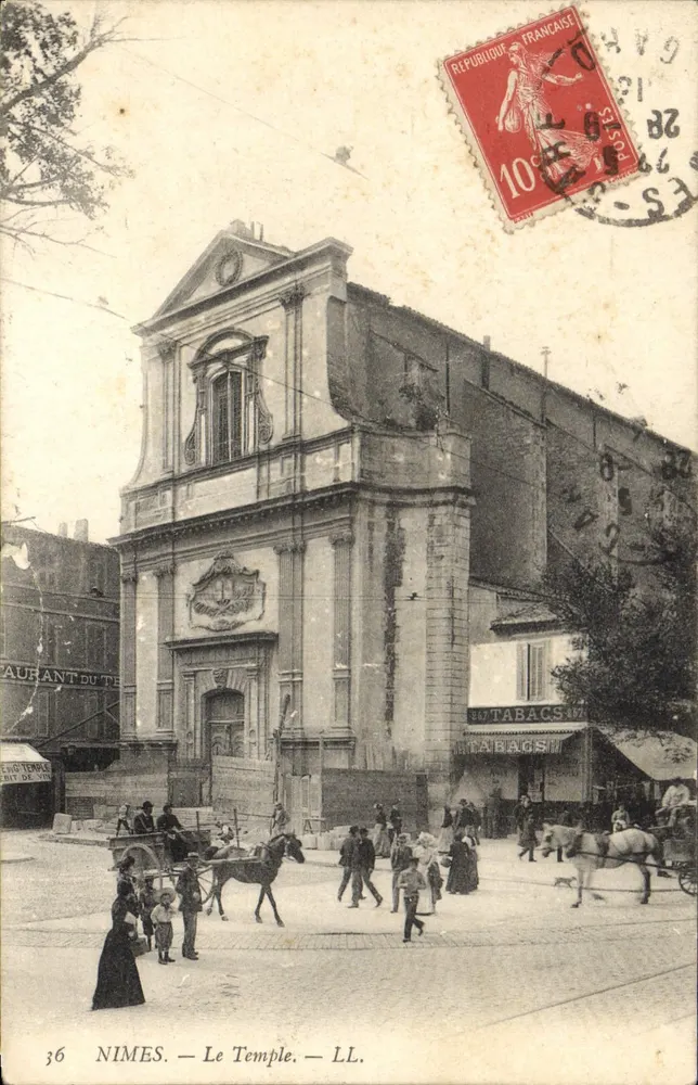 Nîmes — O Templo — LL. — n°36 - Frente