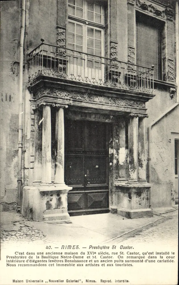 Nîmes — Presbiterio de São Castor — Maison Universelle, Nouvelles Galeries - Frente