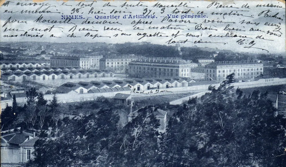 Nîmes - Bairro da Artilharia — Vista geral — Editor desconhecido, número de série não visível - Frente