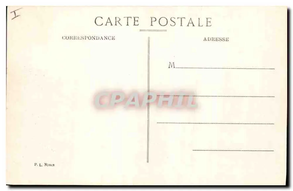 Nîmes — A Porta de Augusto — P. L. Nîmes, n°21 - Verso