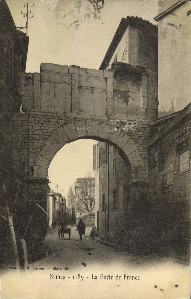 Nîmes — Die Tür von Frankreich — Phototyp E. Lacour — Marseille — 1189 - Vorderseite